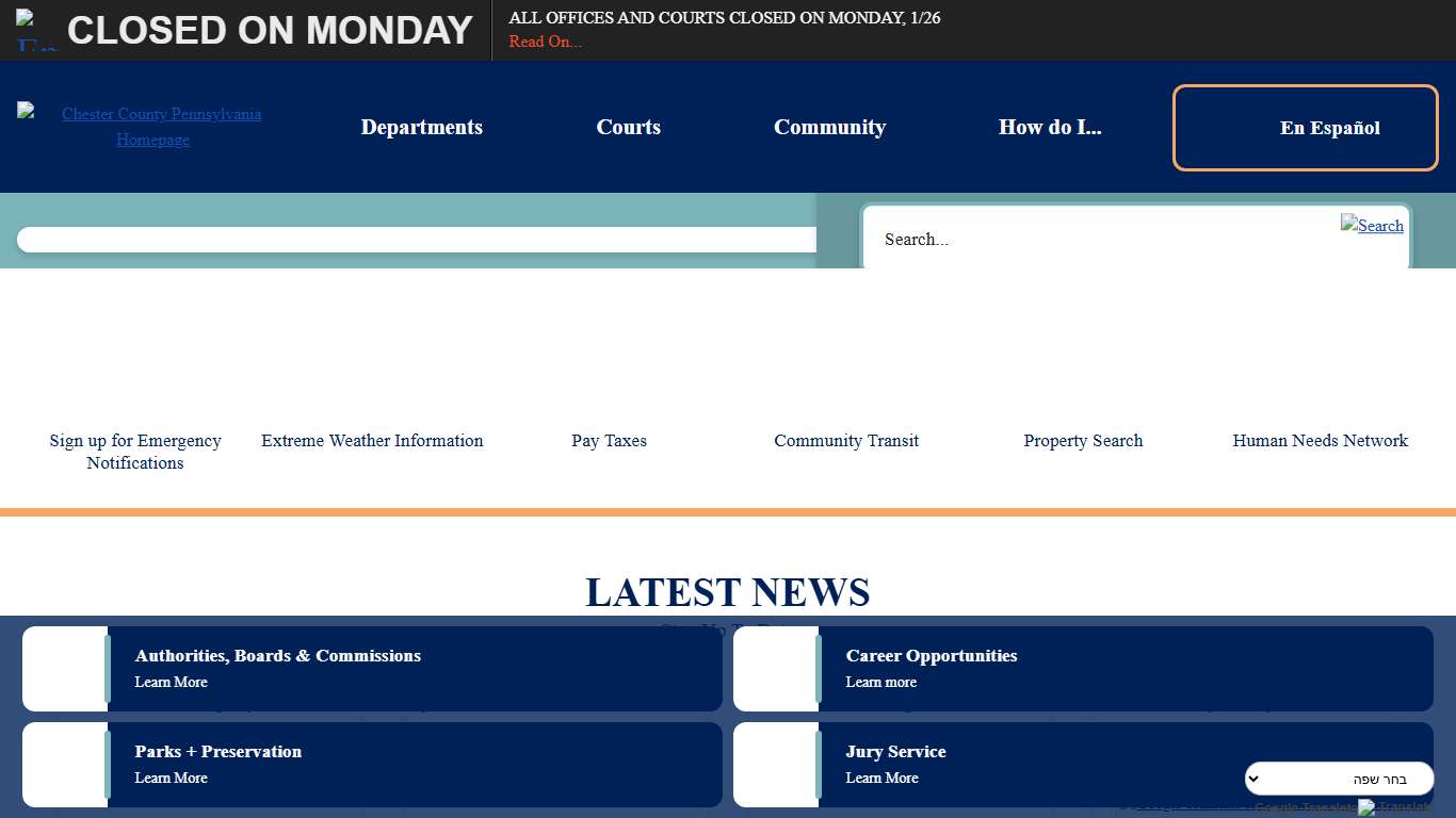 Chester County, PA - Official Website Official Website